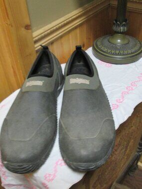 Mens Hodgman rubber fishing work rubber slip on duck shoes sz 14